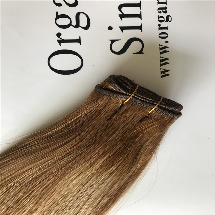 Balayage machine hair weft  H70